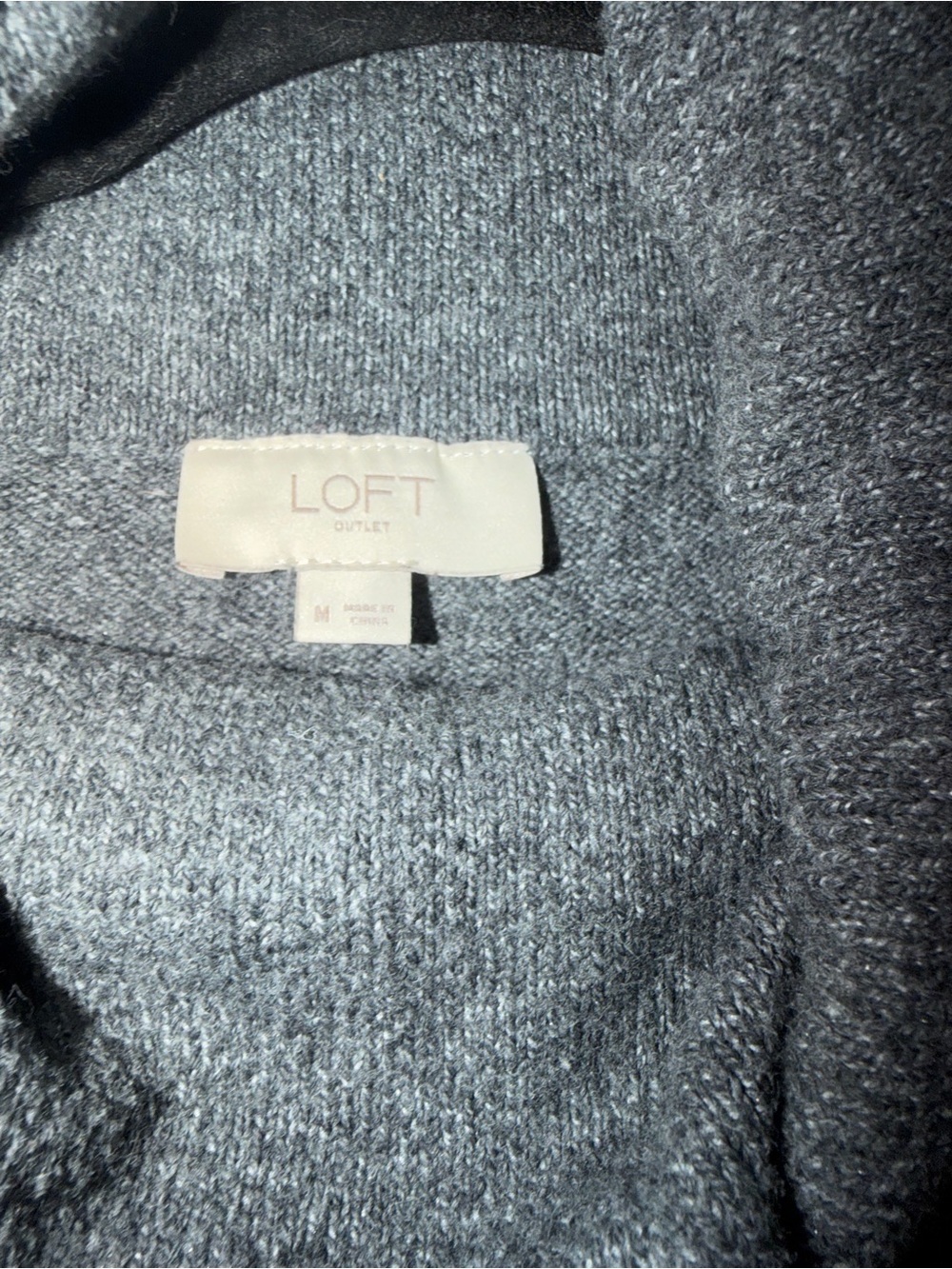 LOFT Outlet Drawstring Cowl Neck Pullover Sweater